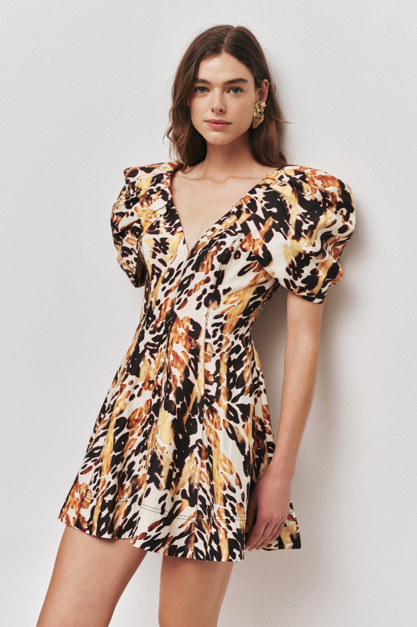 Aje Bisou Mini Dress in Animaux