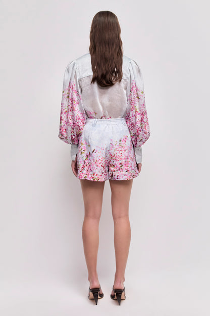 Aje Fragments Short in Cherry Blossom