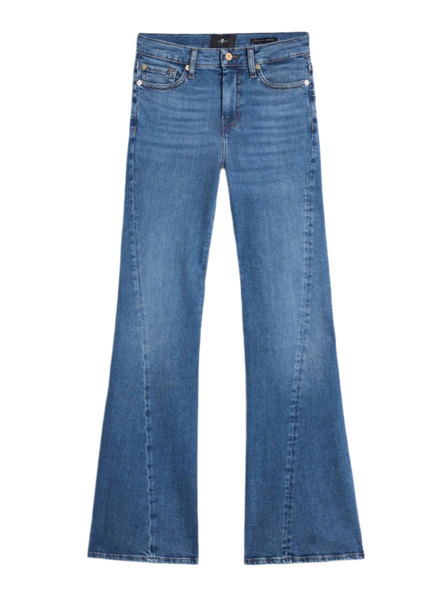 7 For All Mankind Slim Illusion Twisted Seam Tailorless Dojo Jeans in Yuma