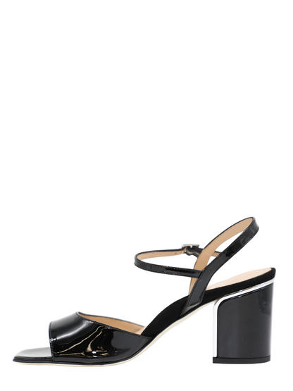 Ron White Idalia 75mm Block Heel in Onyx
