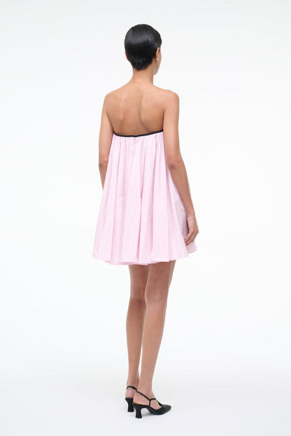 Staud Sofia Dress in Puff Pink