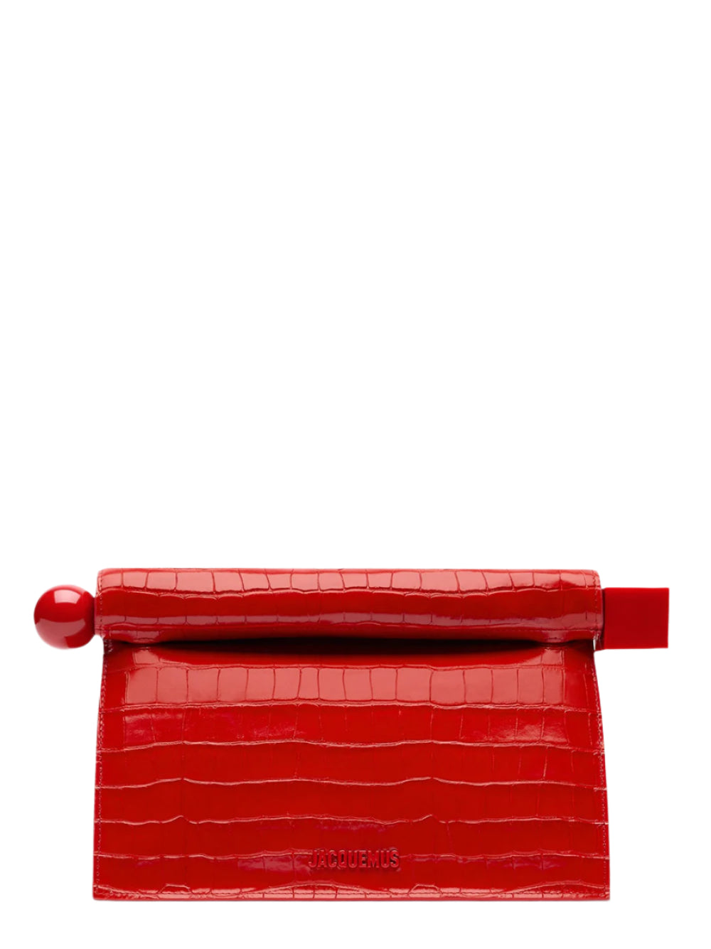 Jacquemus The Rond Carré Clutch in Red