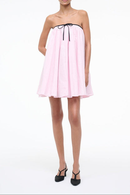 Staud Sofia Dress in Puff Pink