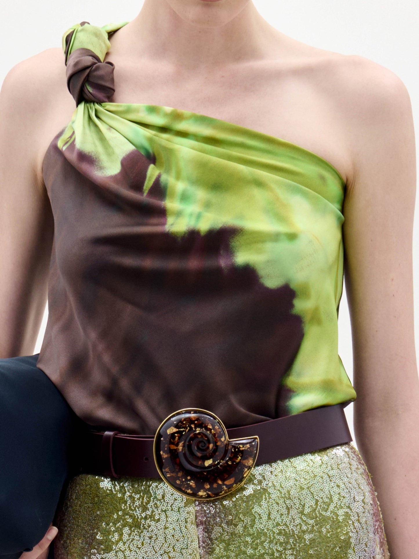 Silvia Tcherassi Yanet Blouse in Green Flower