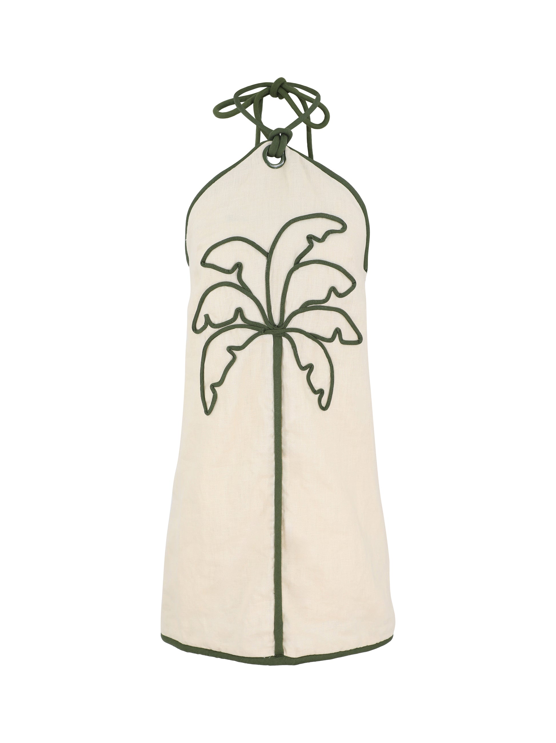 FARM Rio Sand Coconut Sleeveless Mini Dress Medium