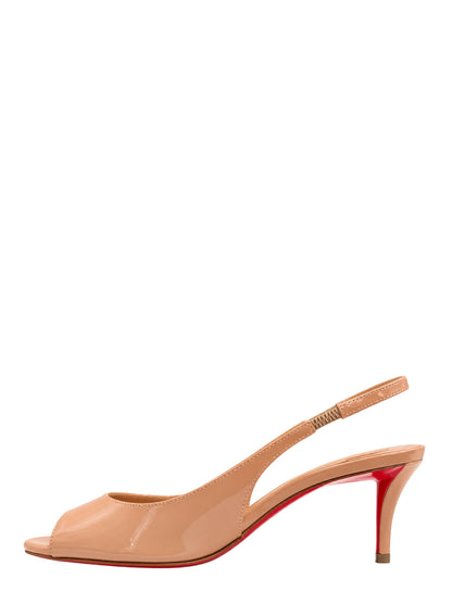 Christian Louboutin Sofia Z 60 Patent Slingback Heel in Blush | In-Store Only