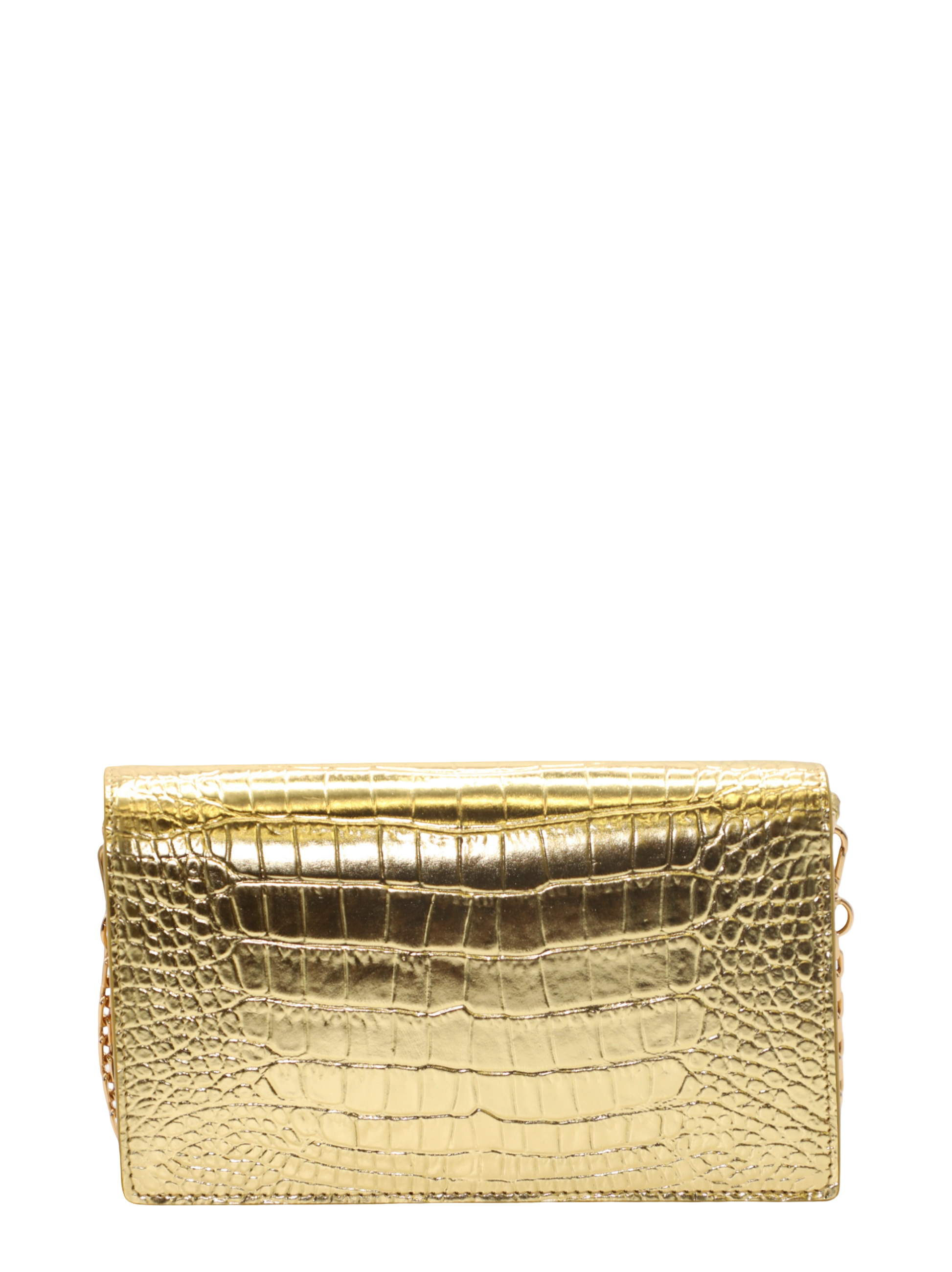 Versace Croc-Effect Medusa '95 Clutch in Gold – Leigh's of Breton