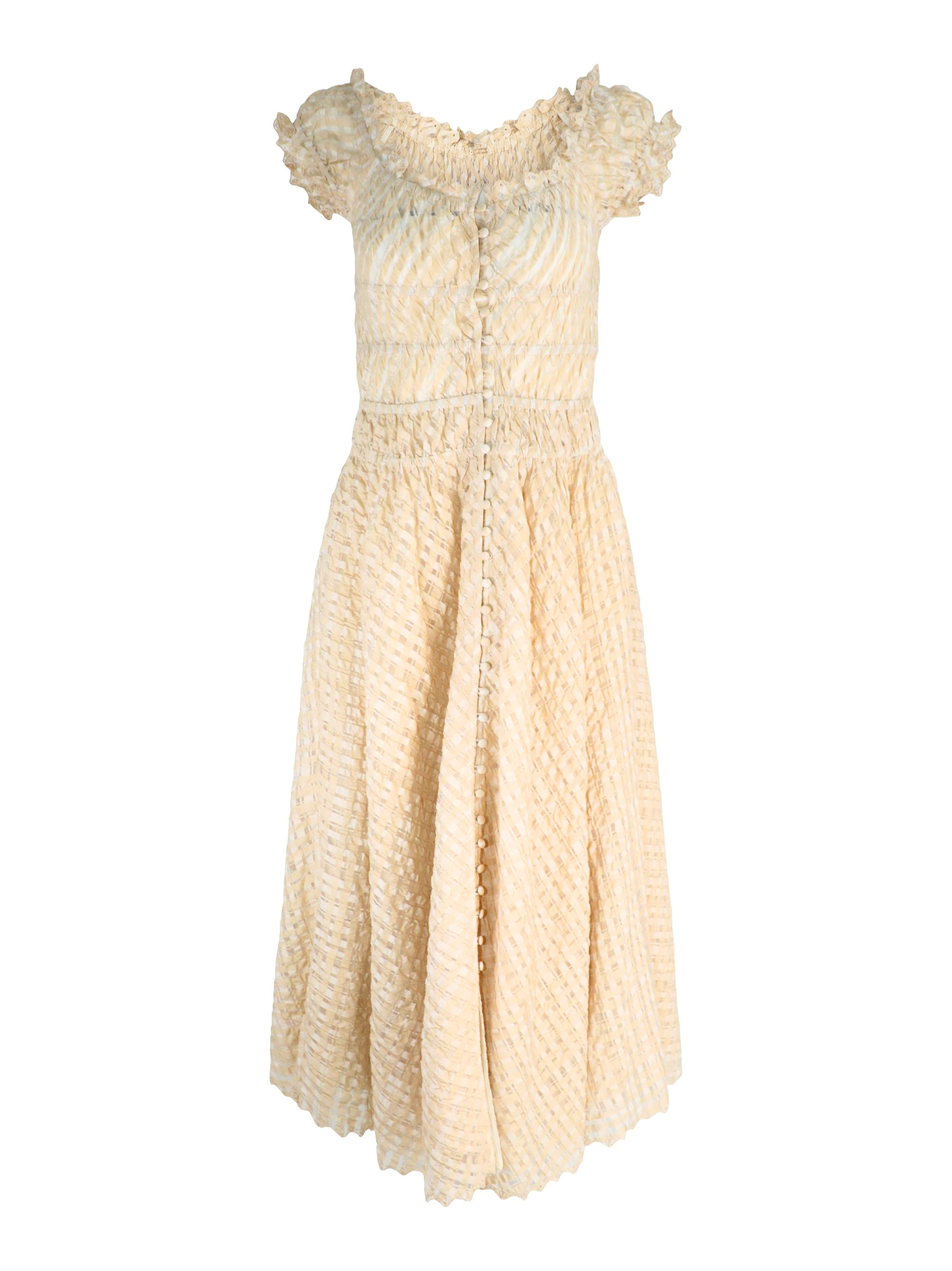 cult gaia dresses Cult Gaia Leyo Dress in Sesame Multi – Leigh's of Breton Village