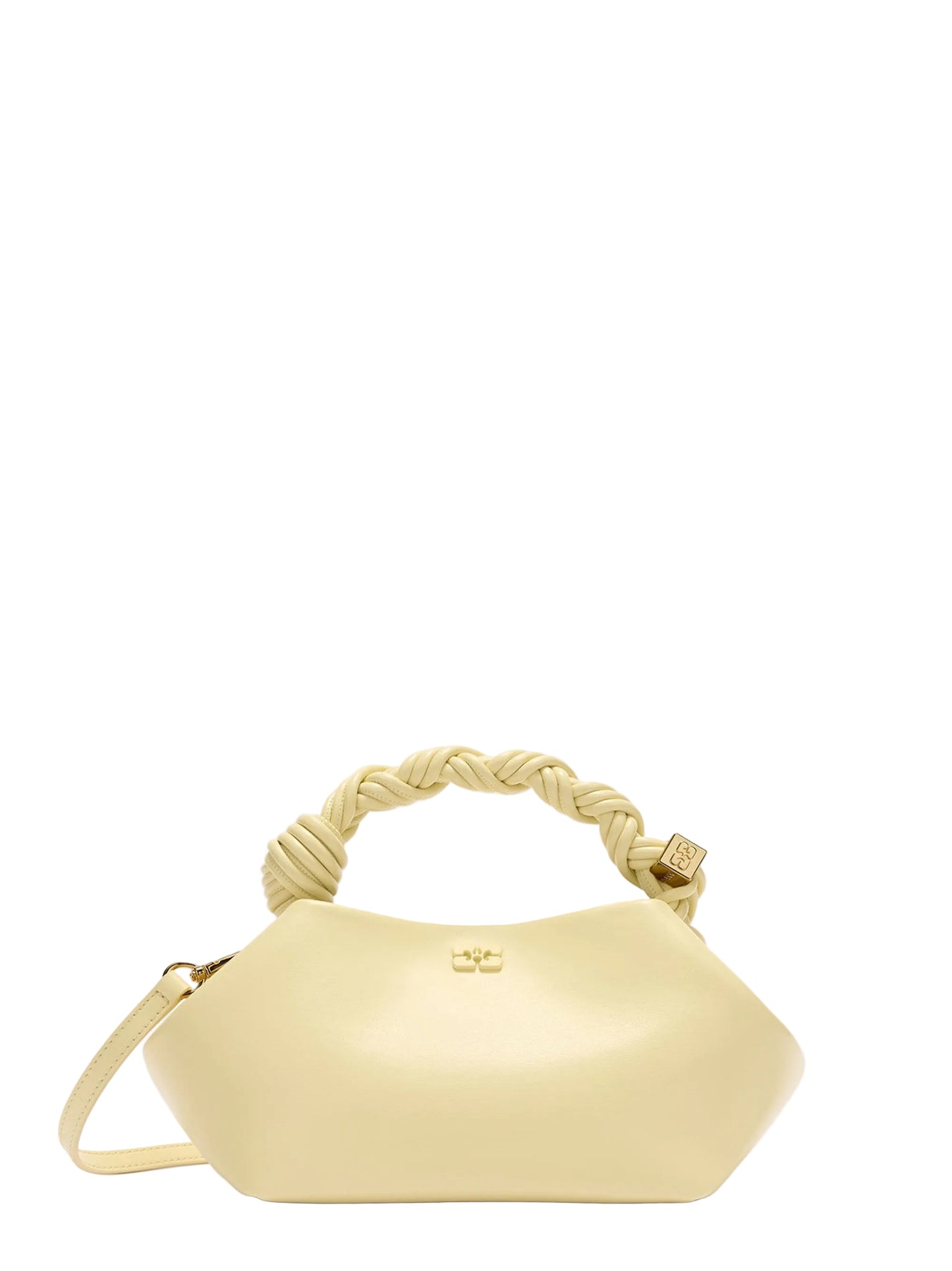 Ganni Small Bou Bag in Yellow Cream