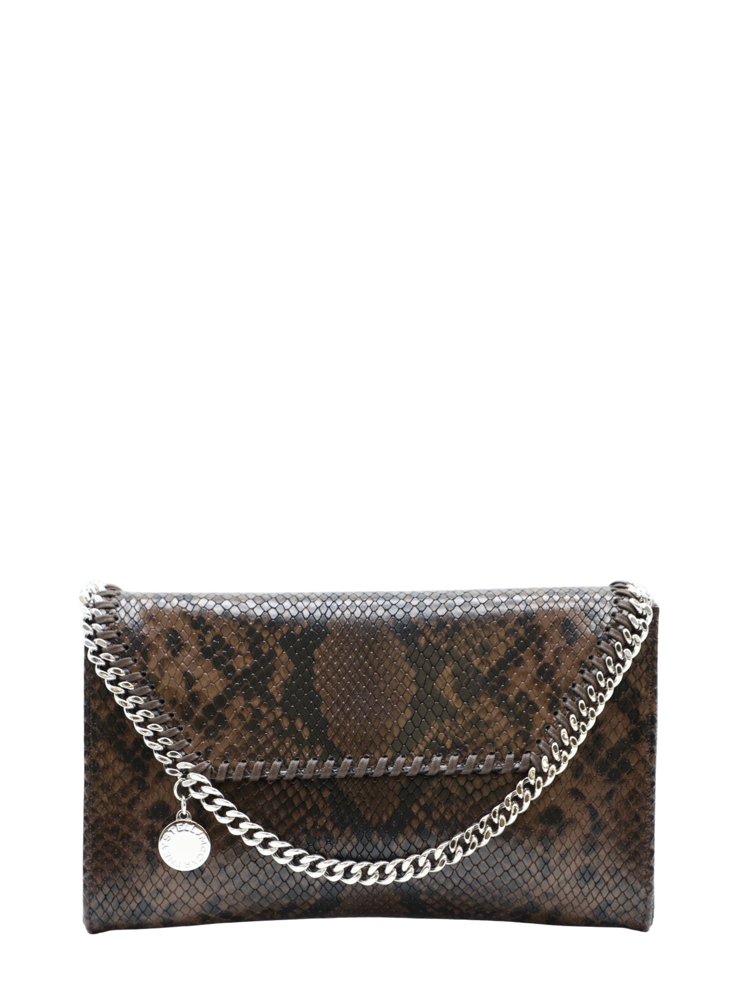 Stella McCartney Falabella Wallet Crossbody Bag in Espresso
