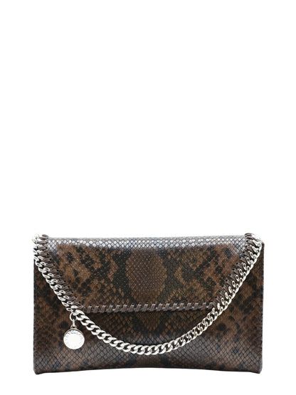 Stella McCartney Falabella Wallet Crossbody Bag in Espresso