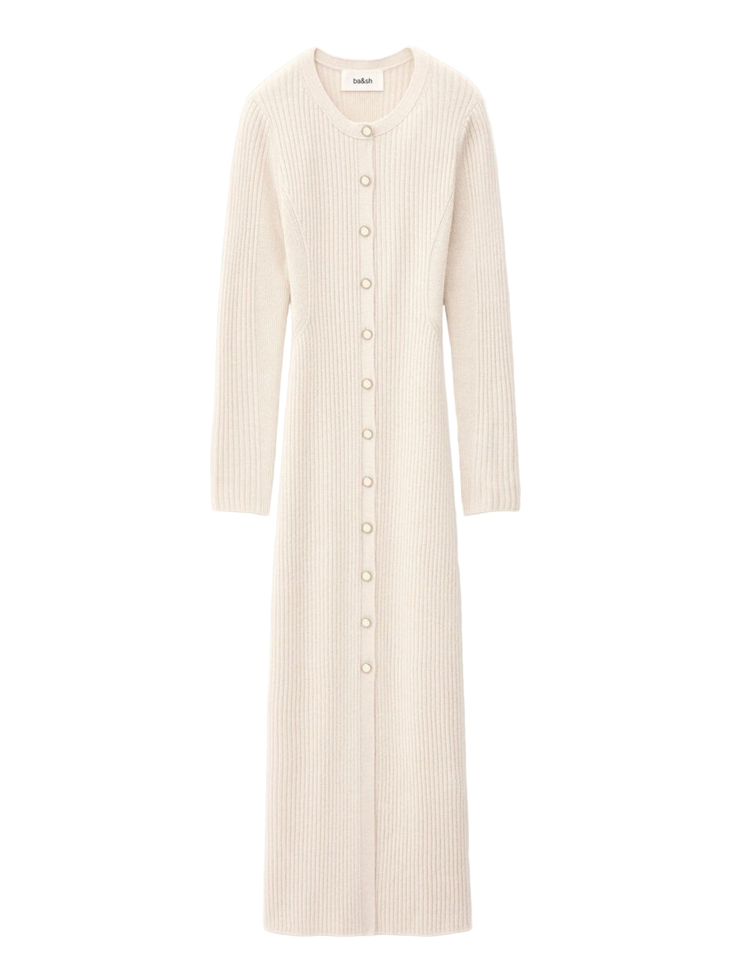 BA+SH Anisa Dress in Beige