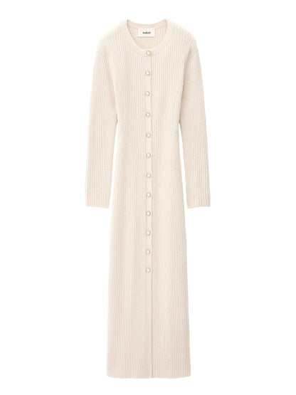 BA+SH Anisa Dress in Beige