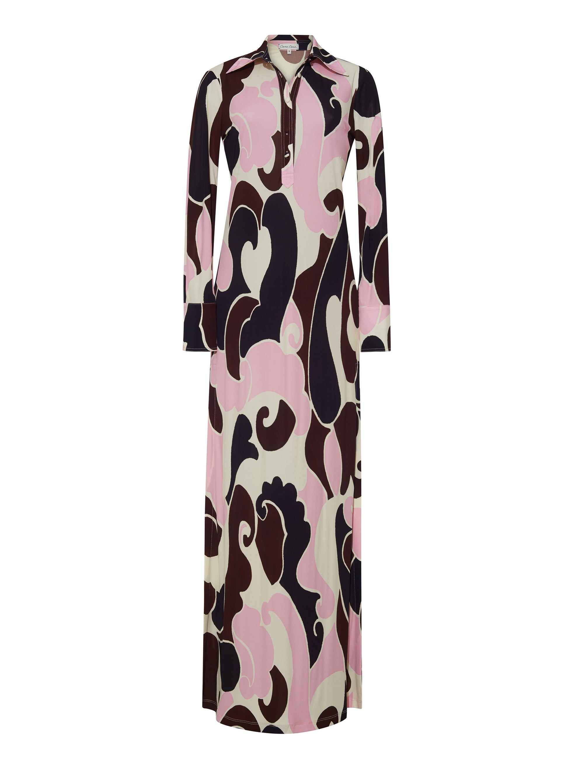 Clarence Dress in Petal Wave Blush L