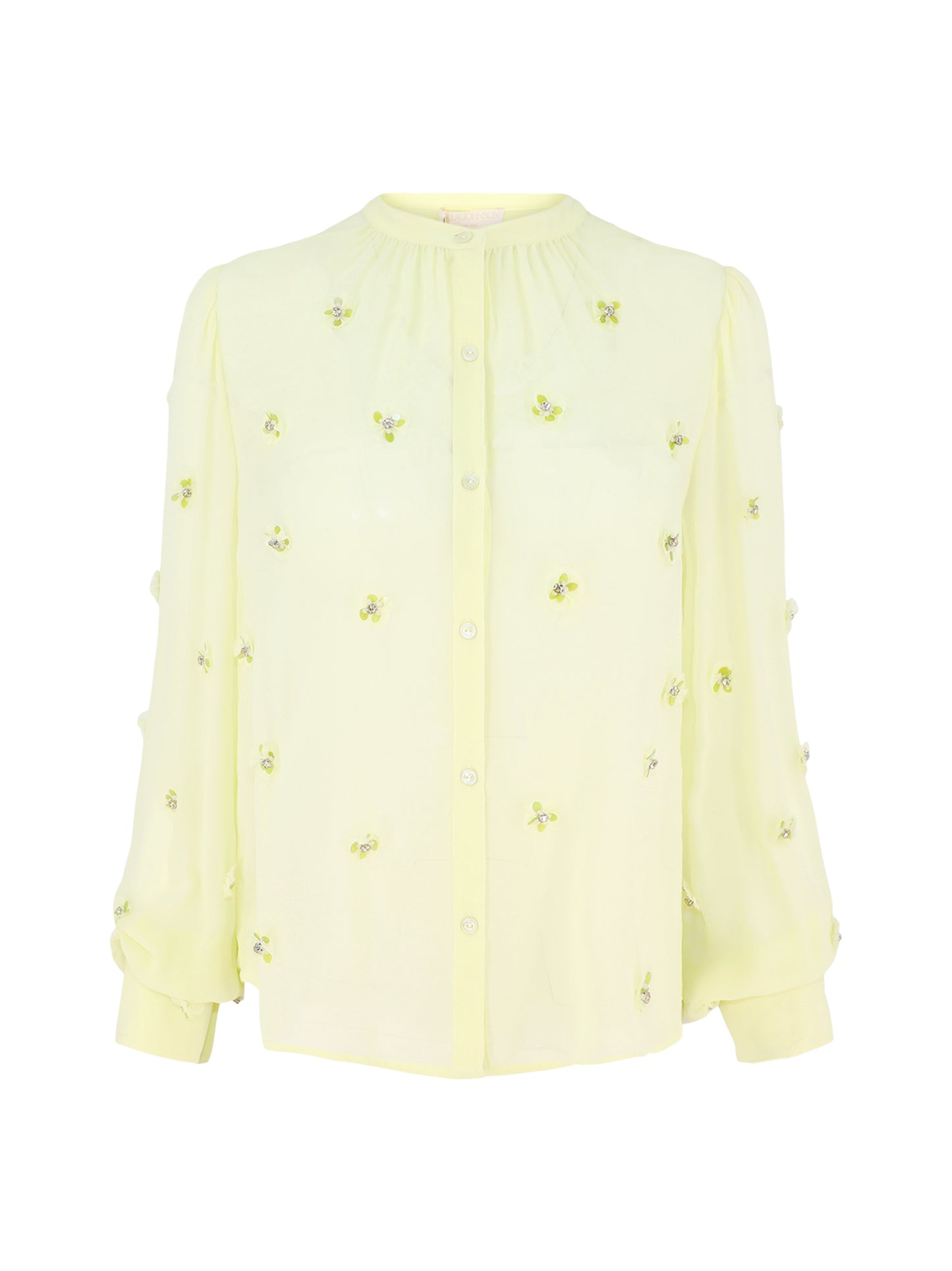 Ulla Johnson Bea Blouse in Citron