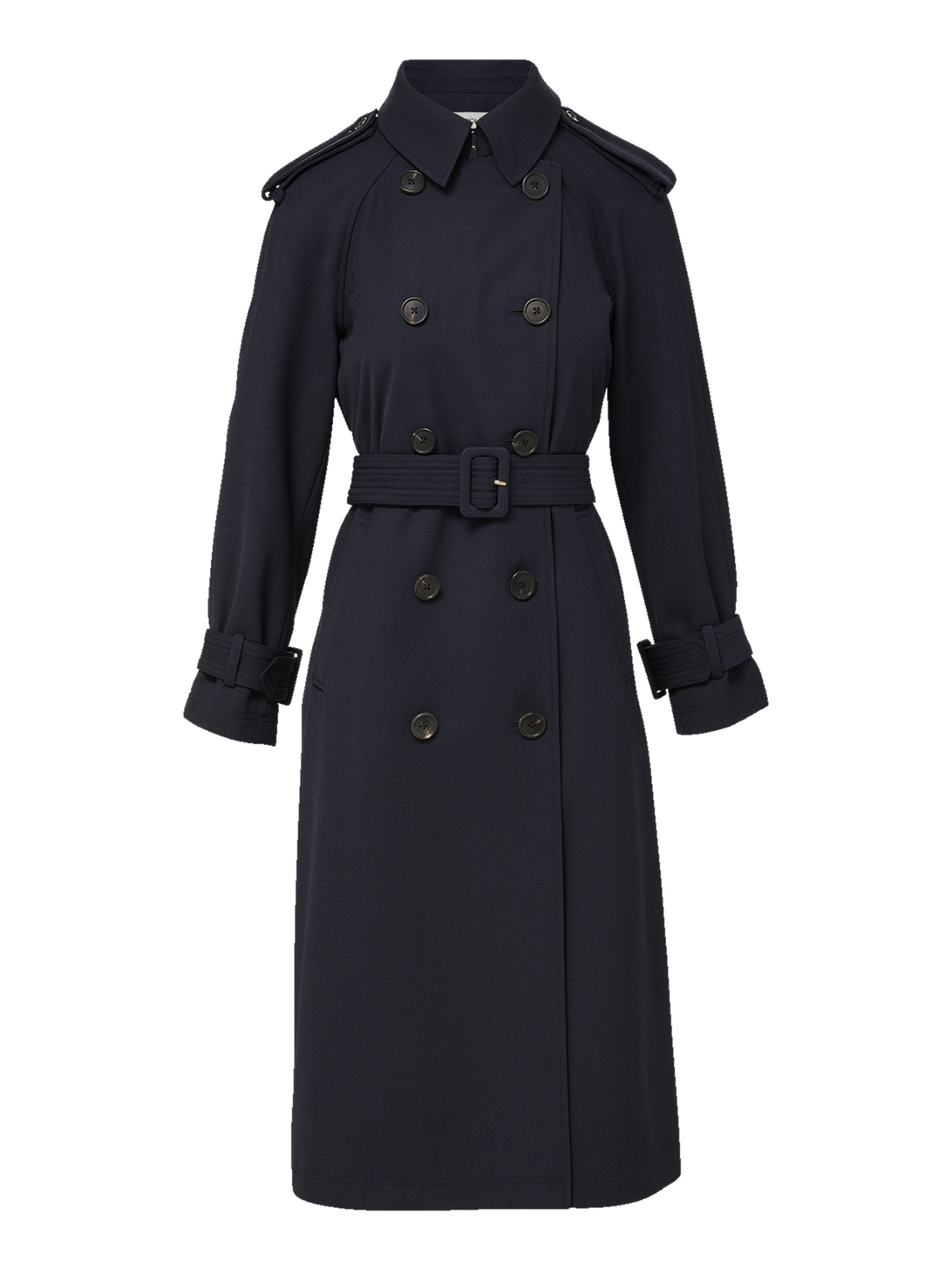Veronica Beard Conneley Dickey Trench Coat in Navy – Leigh's of