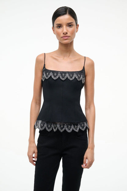 Staud Colette Top in Black