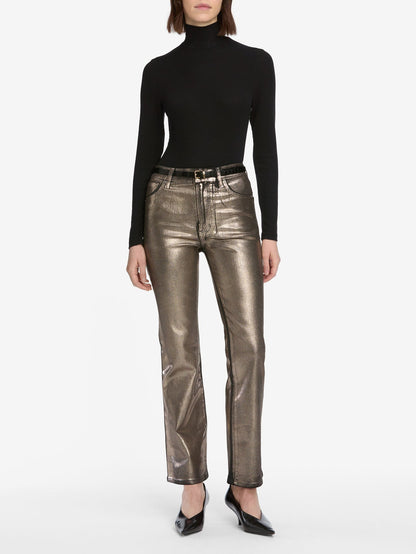 Frame Reboot Crop in Champagne Coated