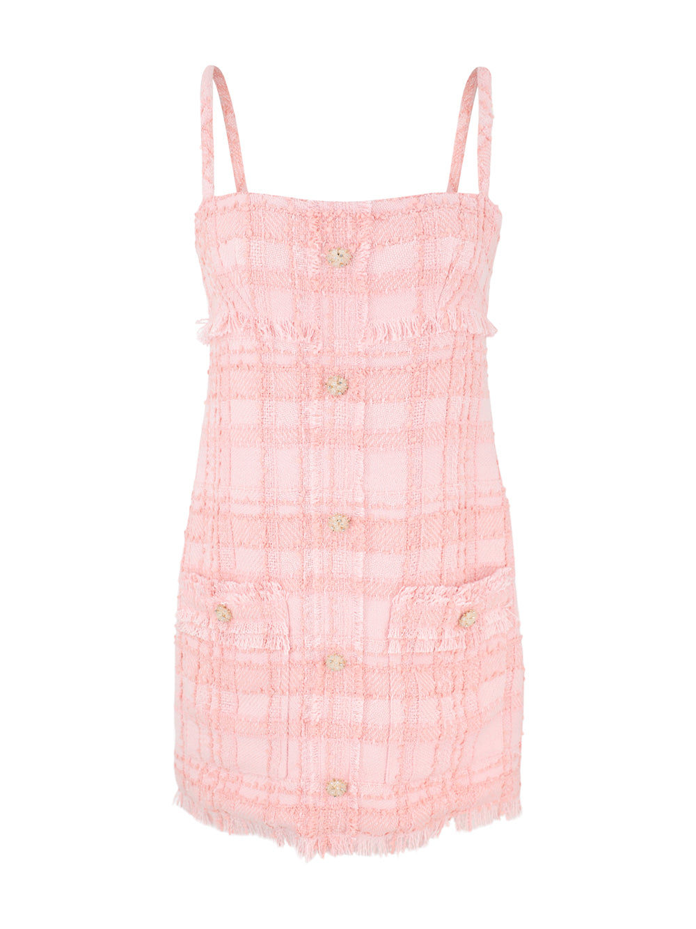 Alexis Michel Boucle Mini Dress in Peony