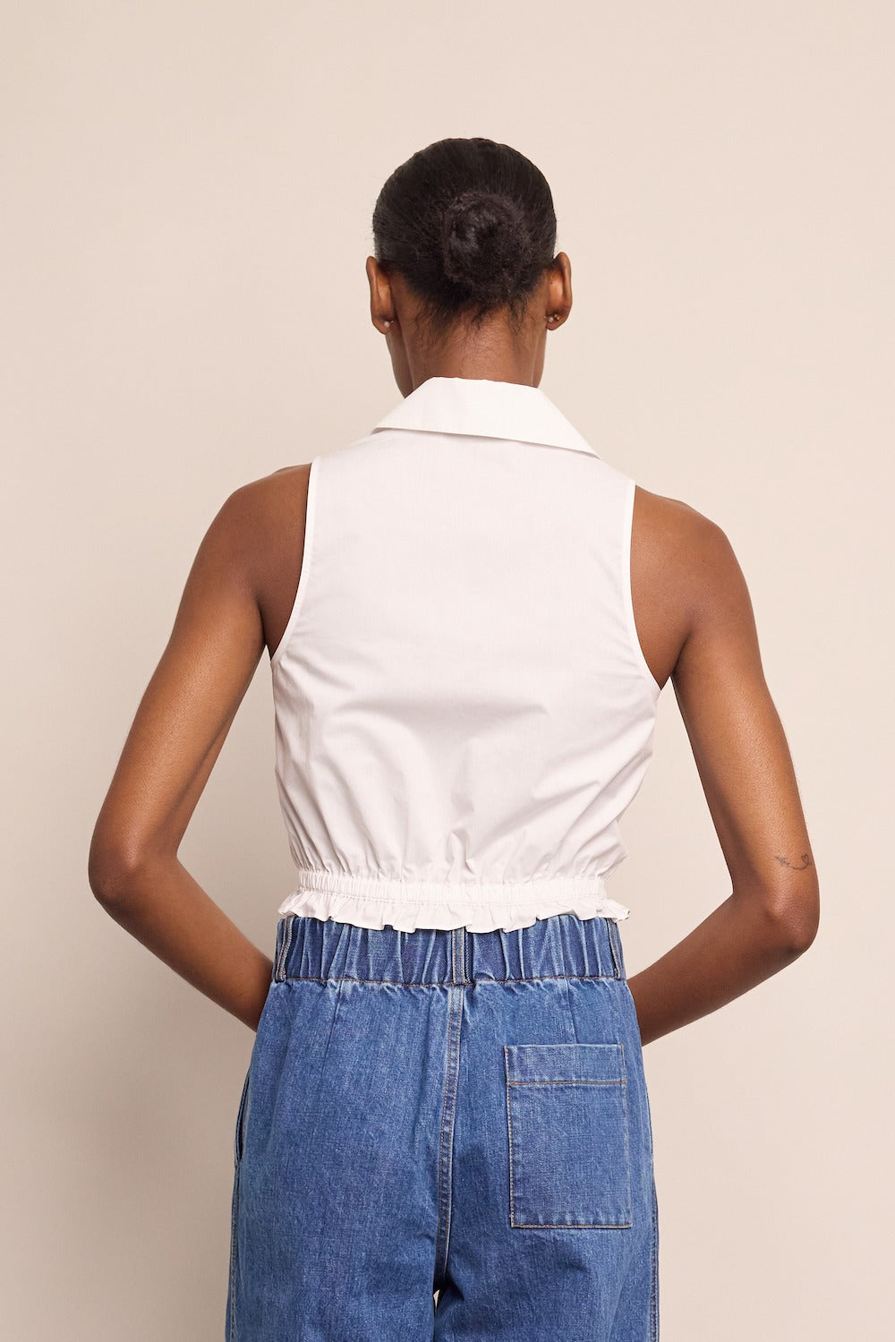 Cara Cara Hannah Top in White
