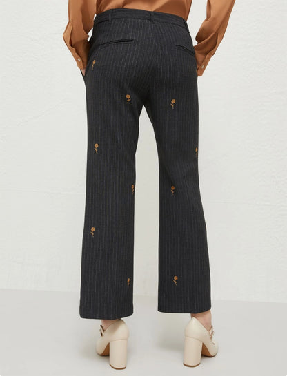 Marella Teglia Trousers in Dark Grey