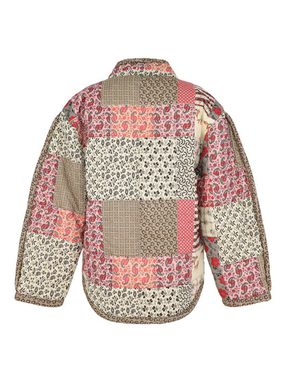Sea Presley Quilted Patchwork Jacket in Multi