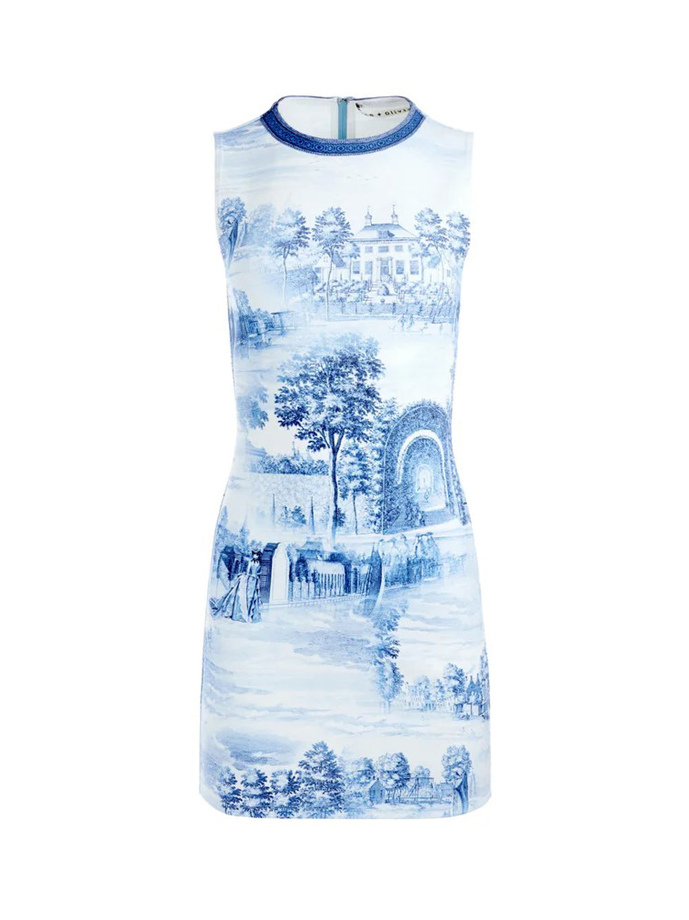 Alice + Olivia Wynell Fitted Mini Dress in Chateau