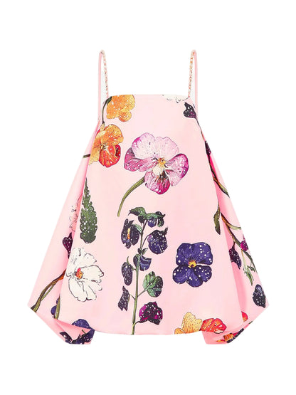 Leo Lin Patsy Embellished Puff Mini Dress in Windbloom