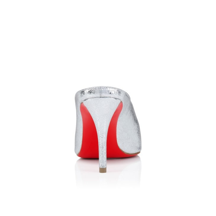 Christian Louboutin Miss Z Slimimule 80mm in Silver | In-Store Only