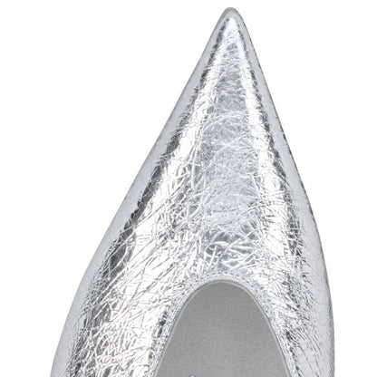 Christian Louboutin Miss Z Slimimule 80mm in Silver | In-Store Only