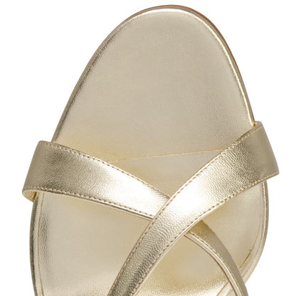 Christian Louboutin Mulazee Cross 80 Nappa in Platine | In-Store Only