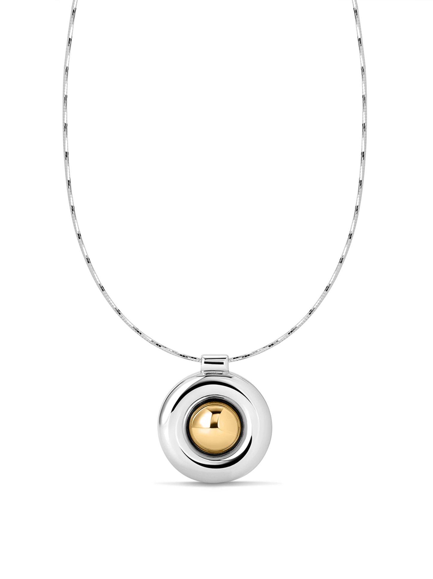 Luv AJ Chrome Orb Pendant Necklace (More Colors)