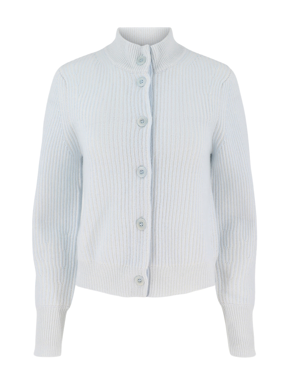Kinross Cashmere Gathered Sleeve Cardigan (More Colors)