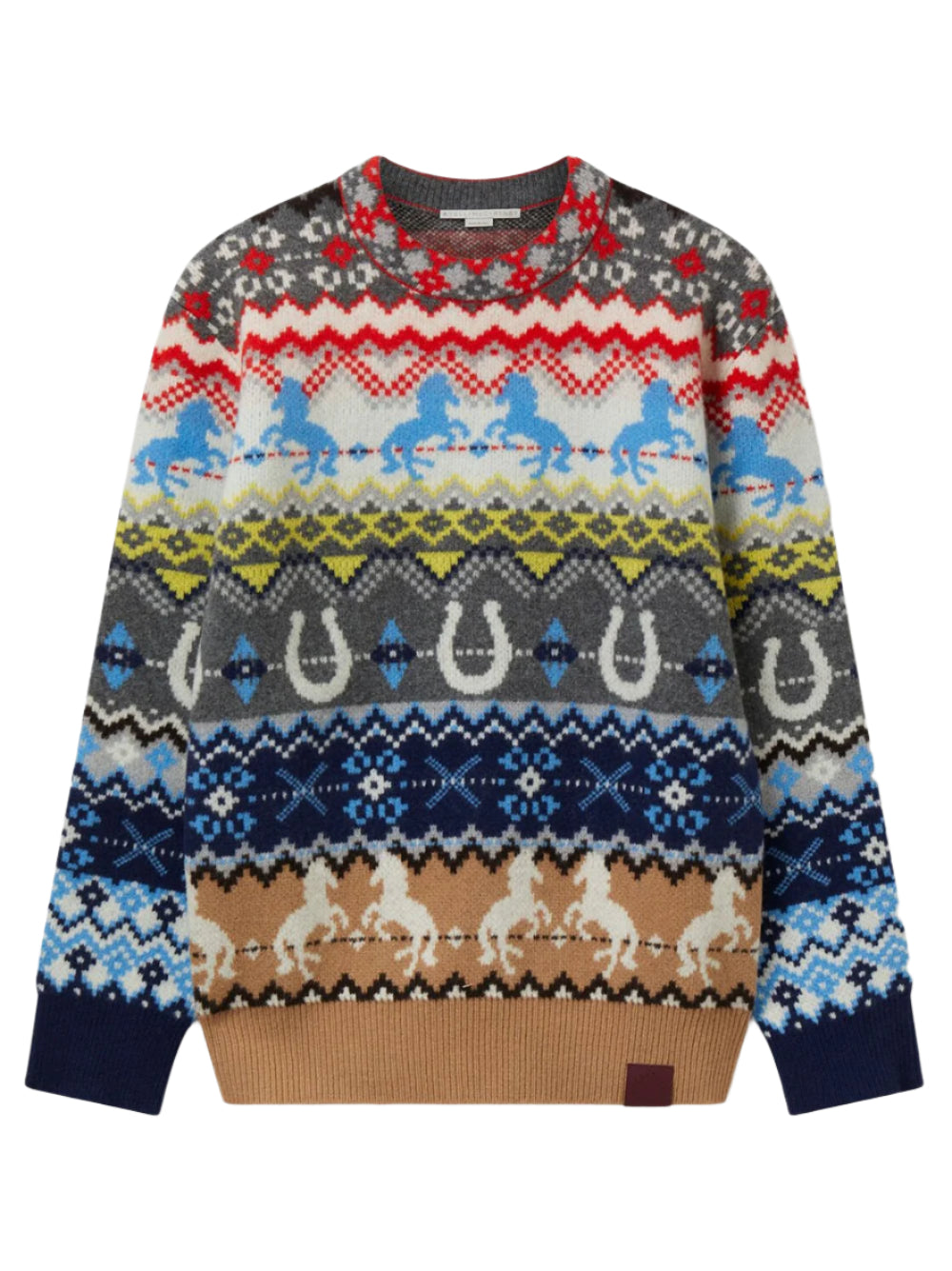 Stella McCartney Fairsile Crewneck Sweater in Multi