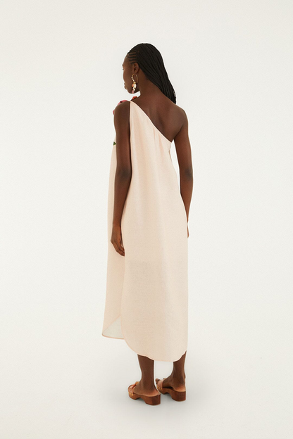 Farm Rio Garden Terrace One Shoulder Maxi Dress