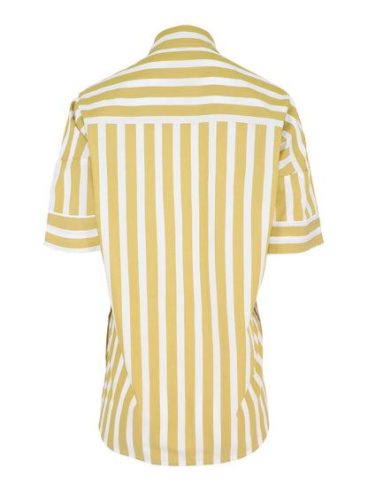Pharaoh Payton Shirt in Cotton Stripe in Sun