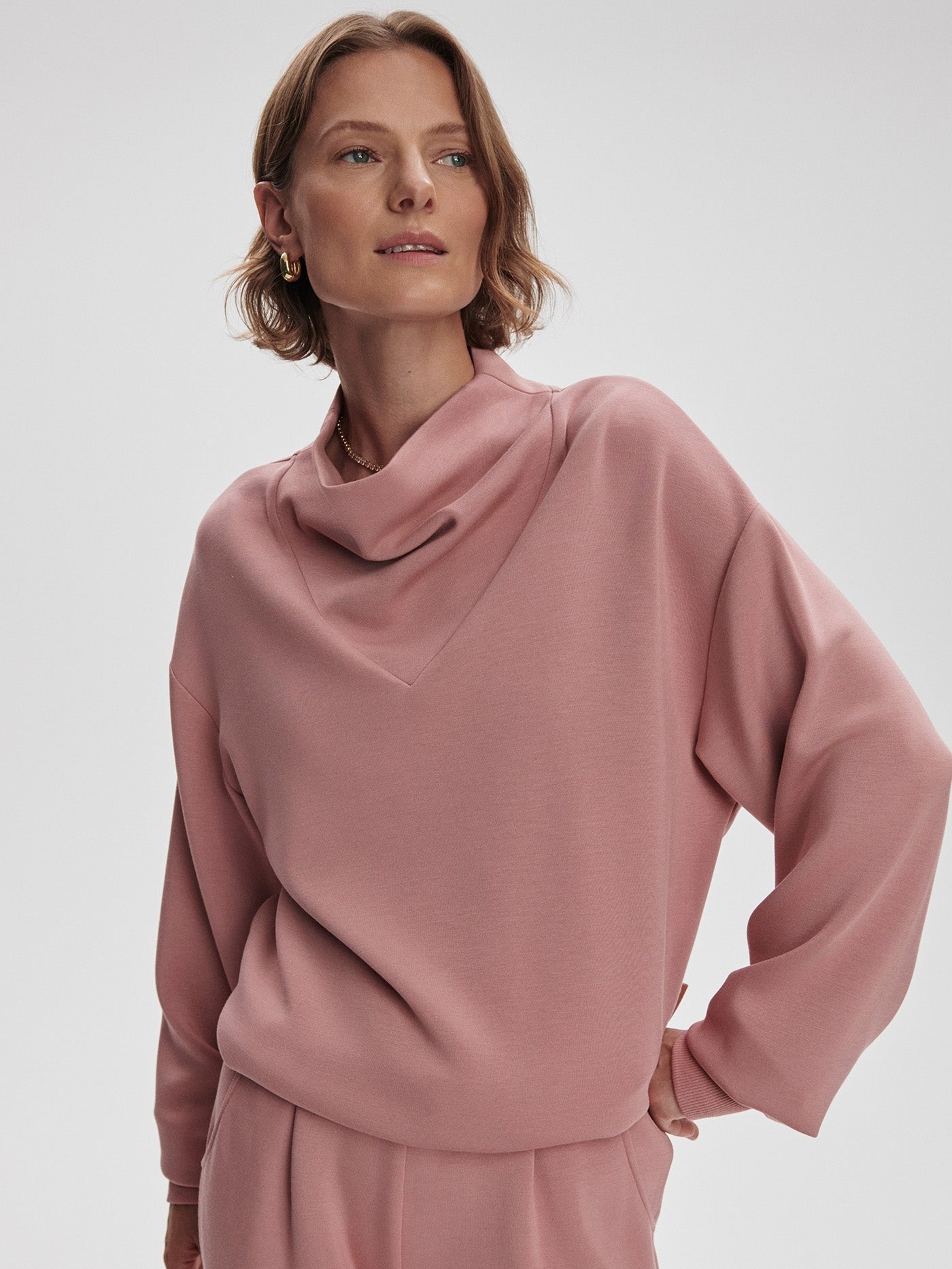 Varley Betsy Sweat in Ash Rose