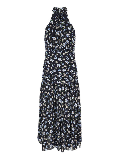 Veronica Beard Brock Dress in Navy Multi