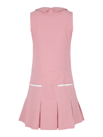 Golftini Tini Time Dress 2.0 in Plaid Pink