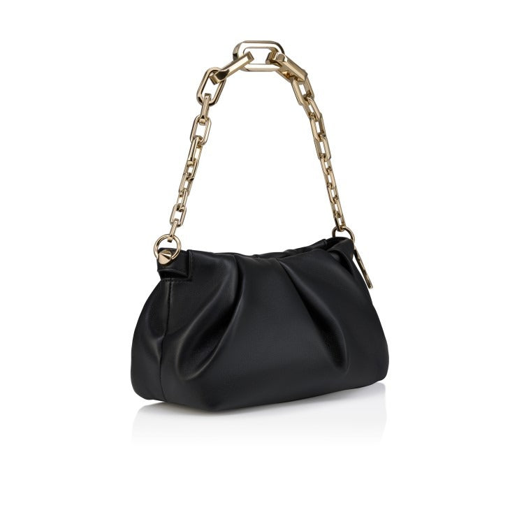 Christian Louboutin Eva Shoulder Bag Small in Nappa Black | In-Store Only