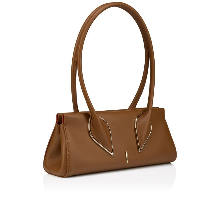Christian Louboutin Venus Shoulder Bag in Calf Cordia Cuoio | In-Store Only
