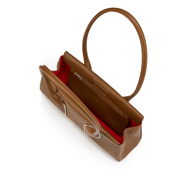 Christian Louboutin Venus Shoulder Bag in Calf Cordia Cuoio | In-Store Only