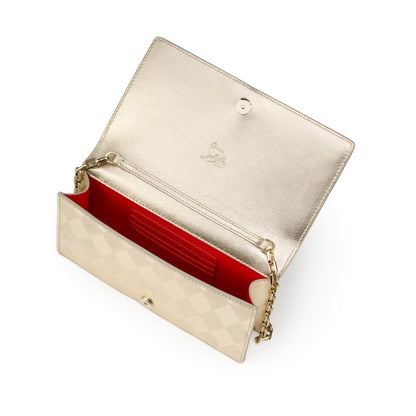 Christian Louboutin Bettina Clutch in Light Platine/Gold | In-Store Only