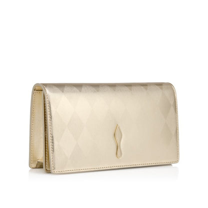 Christian Louboutin Bettina Clutch in Light Platine/Gold | In-Store Only