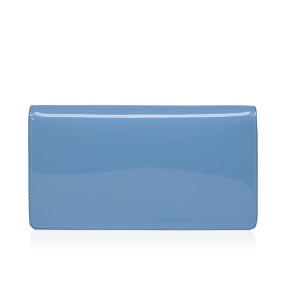 Christian Louboutin Bettina Clutch Patent in Ceruleo/Silver | In-Store Only
