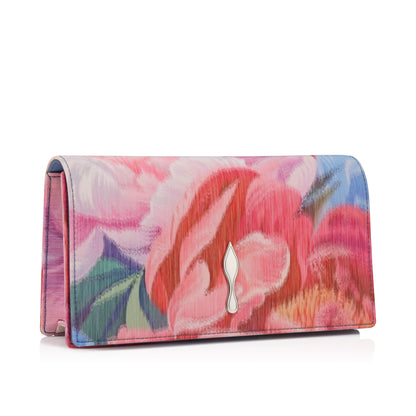 Christian Louboutin Bettina Clutch Tissu Chine Print in Peonie Multi/Silver | In-Store Only