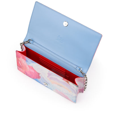 Christian Louboutin Bettina Clutch Tissu Chine Print in Peonie Multi/Silver | In-Store Only