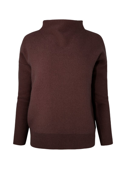 Vince Plush Cashmere Funnel-Neck Sweater (More Colors)