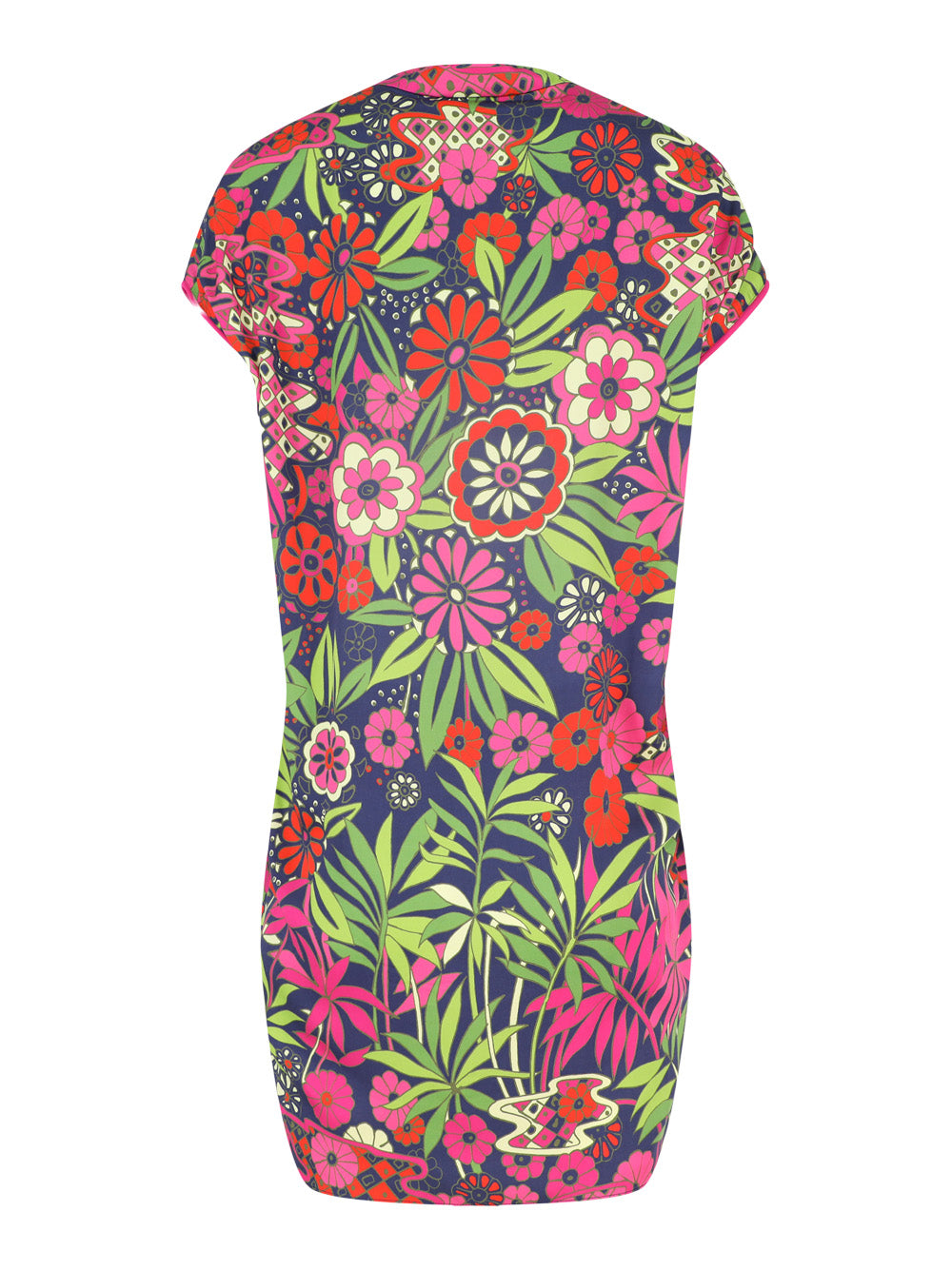 Trina Turk Tarashi Short-Sleeve Mini Dress in Fumi Floral