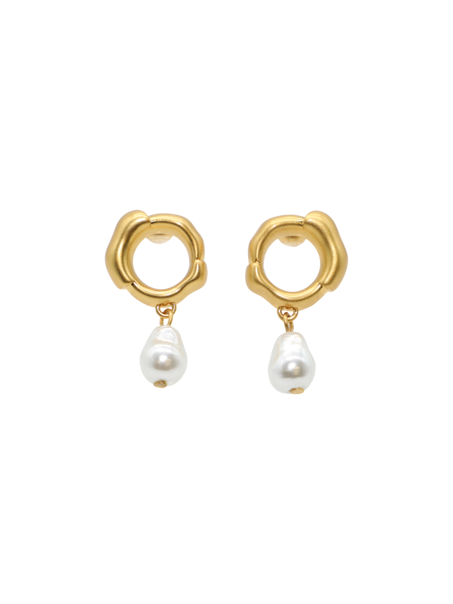 Cult Gaia Meerah Earring in Antique Brass
